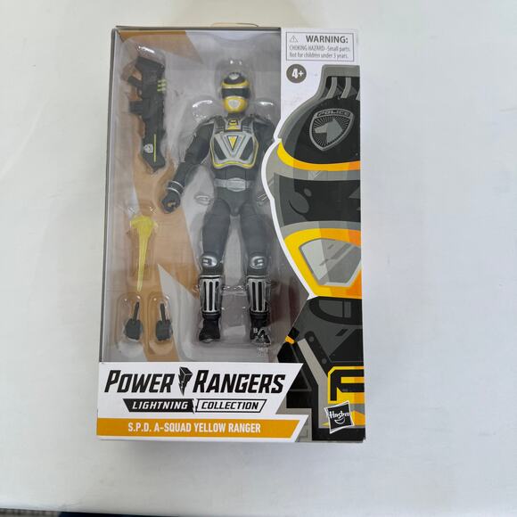 5 for $25| Power Rangers Lightning Collection S.P.D. A-Squad Figure Yellow - Picture 6 of 9